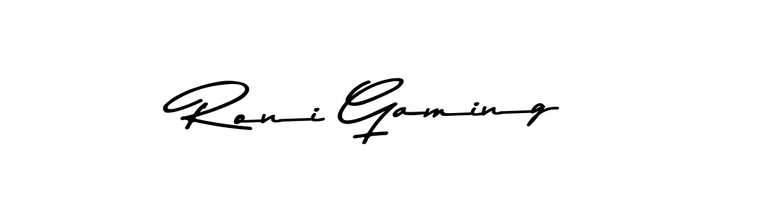 Similarly Asem Kandis PERSONAL USE is the best handwritten signature design. Signature creator online .You can use it as an online autograph creator for name Roni Gaming. Roni Gaming signature style 9 images and pictures png