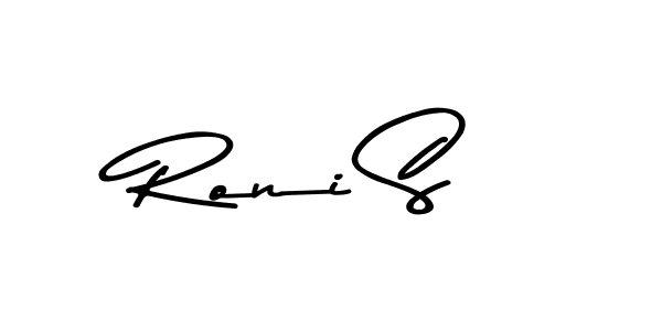if you are searching for the best signature style for your name Roni S. so please give up your signature search. here we have designed multiple signature styles  using Asem Kandis PERSONAL USE. Roni S signature style 9 images and pictures png