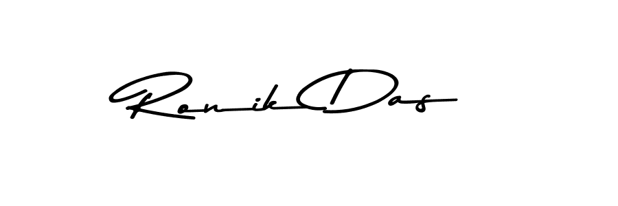 Design your own signature with our free online signature maker. With this signature software, you can create a handwritten (Asem Kandis PERSONAL USE) signature for name Ronik Das. Ronik Das signature style 9 images and pictures png