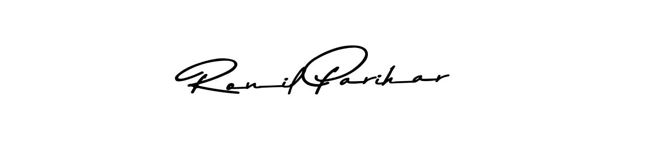 You should practise on your own different ways (Asem Kandis PERSONAL USE) to write your name (Ronil Parihar) in signature. don't let someone else do it for you. Ronil Parihar signature style 9 images and pictures png