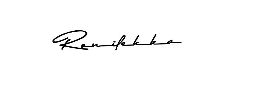 Asem Kandis PERSONAL USE is a professional signature style that is perfect for those who want to add a touch of class to their signature. It is also a great choice for those who want to make their signature more unique. Get Ronilekka name to fancy signature for free. Ronilekka signature style 9 images and pictures png