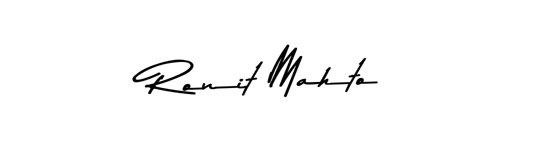 Use a signature maker to create a handwritten signature online. With this signature software, you can design (Asem Kandis PERSONAL USE) your own signature for name Ronit Mahto. Ronit Mahto signature style 9 images and pictures png