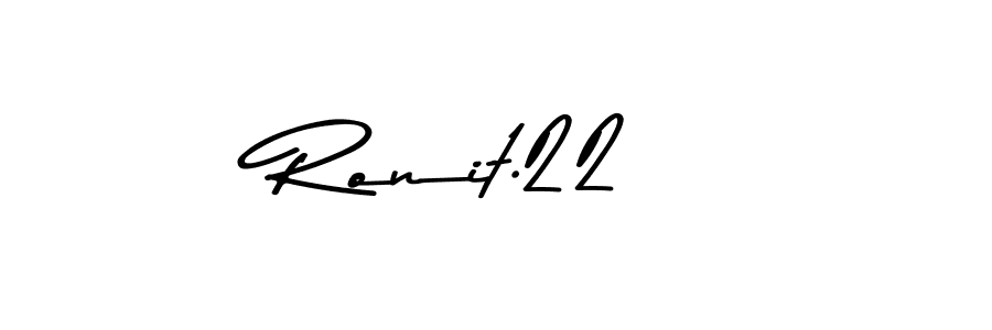 This is the best signature style for the Ronit.22  name. Also you like these signature font (Asem Kandis PERSONAL USE). Mix name signature. Ronit.22  signature style 9 images and pictures png