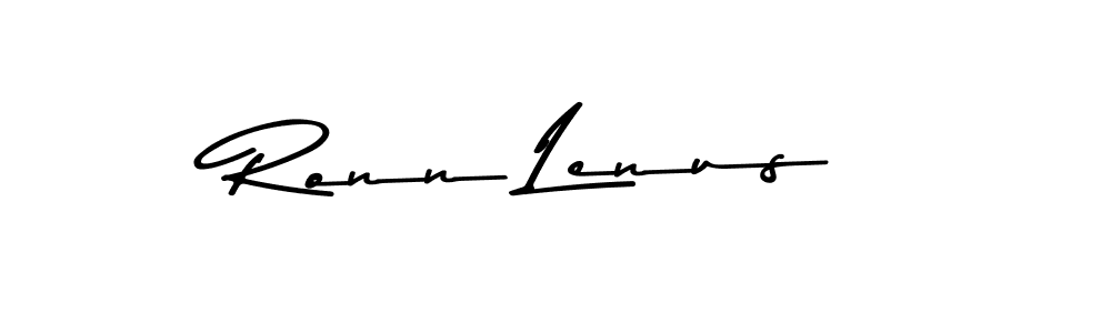 Make a beautiful signature design for name Ronn Lenus. With this signature (Asem Kandis PERSONAL USE) style, you can create a handwritten signature for free. Ronn Lenus signature style 9 images and pictures png