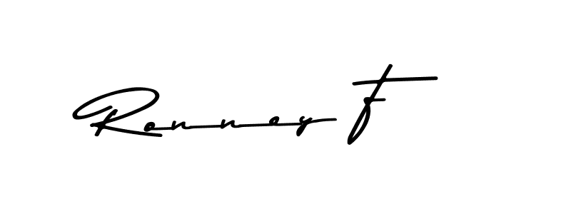 How to make Ronney F signature? Asem Kandis PERSONAL USE is a professional autograph style. Create handwritten signature for Ronney F name. Ronney F signature style 9 images and pictures png