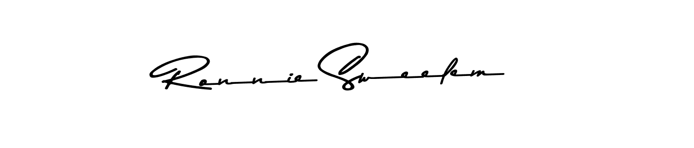 How to make Ronnie Sweelem signature? Asem Kandis PERSONAL USE is a professional autograph style. Create handwritten signature for Ronnie Sweelem name. Ronnie Sweelem signature style 9 images and pictures png