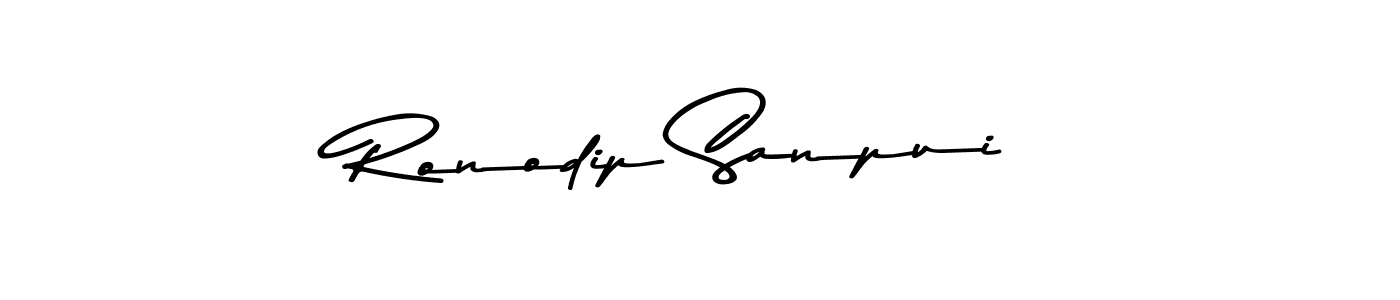 Similarly Asem Kandis PERSONAL USE is the best handwritten signature design. Signature creator online .You can use it as an online autograph creator for name Ronodip Sanpui. Ronodip Sanpui signature style 9 images and pictures png