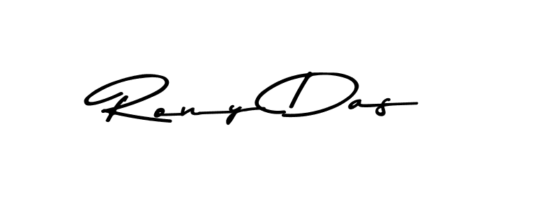 Use a signature maker to create a handwritten signature online. With this signature software, you can design (Asem Kandis PERSONAL USE) your own signature for name Rony Das. Rony Das signature style 9 images and pictures png