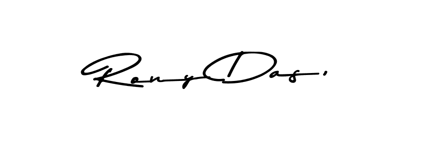 How to make Rony Das, signature? Asem Kandis PERSONAL USE is a professional autograph style. Create handwritten signature for Rony Das, name. Rony Das, signature style 9 images and pictures png