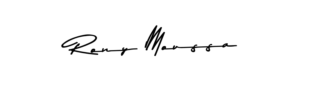 You should practise on your own different ways (Asem Kandis PERSONAL USE) to write your name (Rony Moussa) in signature. don't let someone else do it for you. Rony Moussa signature style 9 images and pictures png