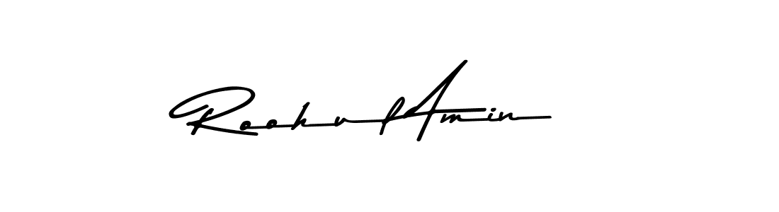 Similarly Asem Kandis PERSONAL USE is the best handwritten signature design. Signature creator online .You can use it as an online autograph creator for name Roohul Amin. Roohul Amin signature style 9 images and pictures png