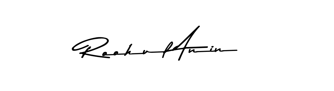 Also You can easily find your signature by using the search form. We will create Roohul Anin name handwritten signature images for you free of cost using Asem Kandis PERSONAL USE sign style. Roohul Anin signature style 9 images and pictures png