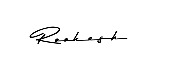 Use a signature maker to create a handwritten signature online. With this signature software, you can design (Asem Kandis PERSONAL USE) your own signature for name Rookesh. Rookesh signature style 9 images and pictures png