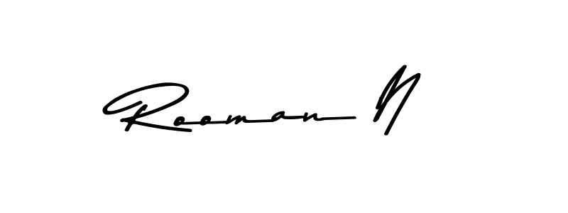 This is the best signature style for the Rooman N name. Also you like these signature font (Asem Kandis PERSONAL USE). Mix name signature. Rooman N signature style 9 images and pictures png