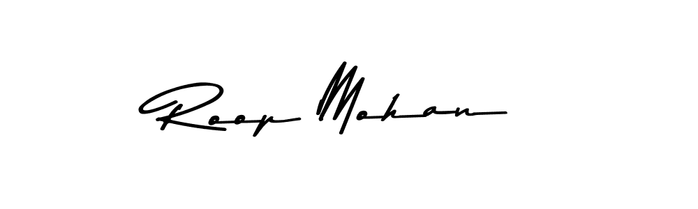 Create a beautiful signature design for name Roop Mohan. With this signature (Asem Kandis PERSONAL USE) fonts, you can make a handwritten signature for free. Roop Mohan signature style 9 images and pictures png