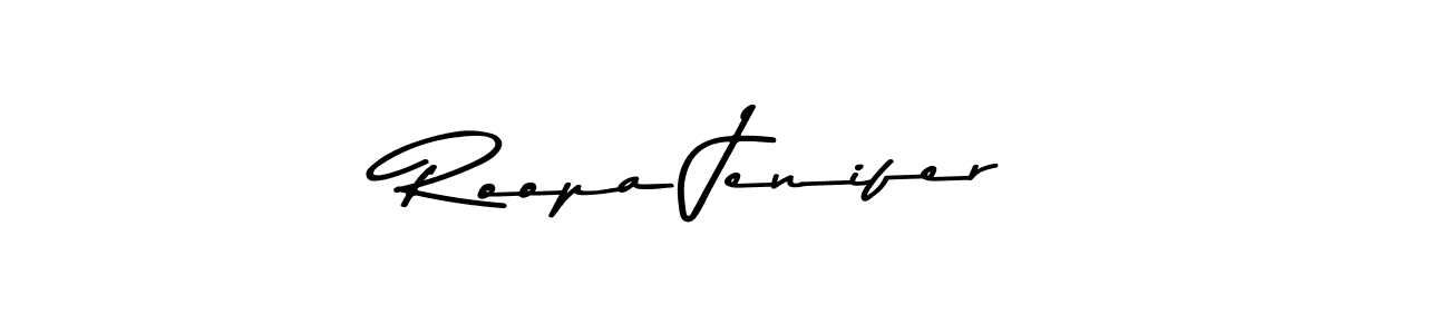 Make a beautiful signature design for name Roopa Jenifer. Use this online signature maker to create a handwritten signature for free. Roopa Jenifer signature style 9 images and pictures png
