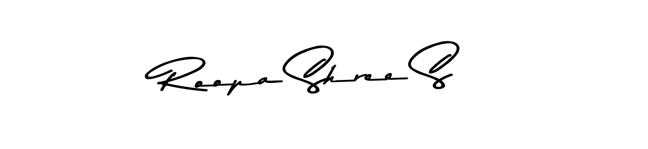 Create a beautiful signature design for name Roopa Shree S. With this signature (Asem Kandis PERSONAL USE) fonts, you can make a handwritten signature for free. Roopa Shree S signature style 9 images and pictures png