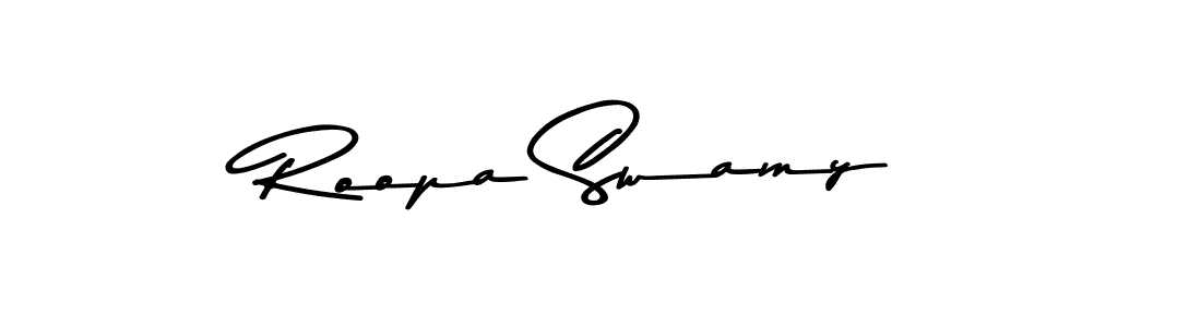 Design your own signature with our free online signature maker. With this signature software, you can create a handwritten (Asem Kandis PERSONAL USE) signature for name Roopa Swamy. Roopa Swamy signature style 9 images and pictures png