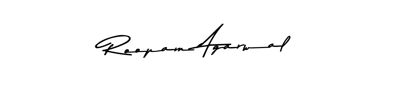 Also we have Roopam Agarwal name is the best signature style. Create professional handwritten signature collection using Asem Kandis PERSONAL USE autograph style. Roopam Agarwal signature style 9 images and pictures png