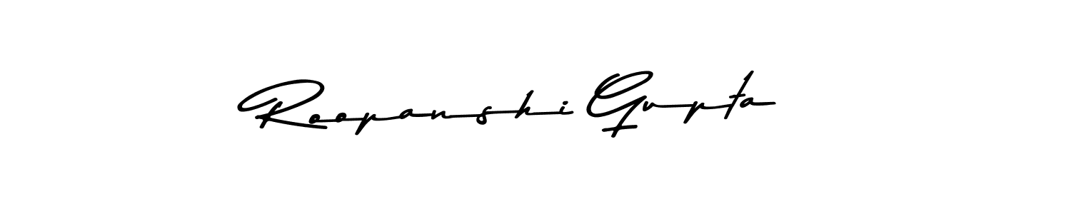 Make a short Roopanshi Gupta signature style. Manage your documents anywhere anytime using Asem Kandis PERSONAL USE. Create and add eSignatures, submit forms, share and send files easily. Roopanshi Gupta signature style 9 images and pictures png