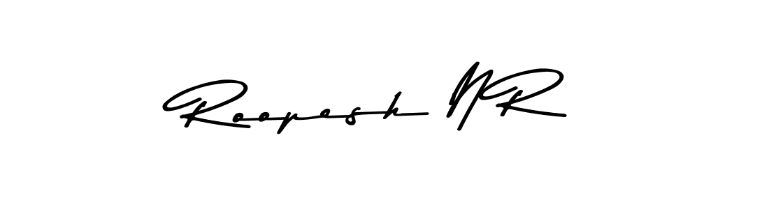 Here are the top 10 professional signature styles for the name Roopesh N R. These are the best autograph styles you can use for your name. Roopesh N R signature style 9 images and pictures png