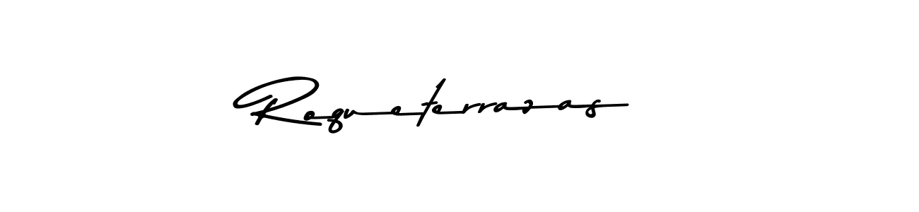 Make a beautiful signature design for name Roqueterrazas. With this signature (Asem Kandis PERSONAL USE) style, you can create a handwritten signature for free. Roqueterrazas signature style 9 images and pictures png