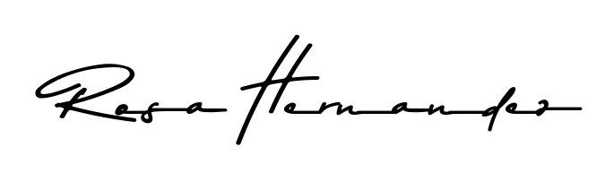Create an unforgettable impression when signing with Rosa Hernandez name styled in Asem Kandis PERSONAL USE typography. 100% free online generator. Rosa Hernandez signature style 9 images and pictures png