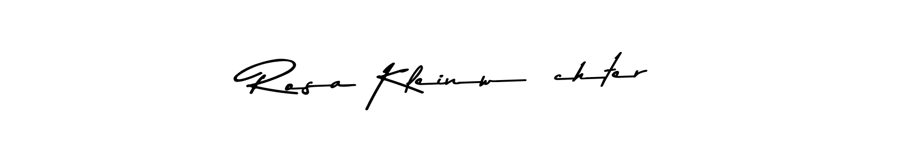 if you are searching for the best signature style for your name Rosa Kleinwächter. so please give up your signature search. here we have designed multiple signature styles  using Asem Kandis PERSONAL USE. Rosa Kleinwächter signature style 9 images and pictures png