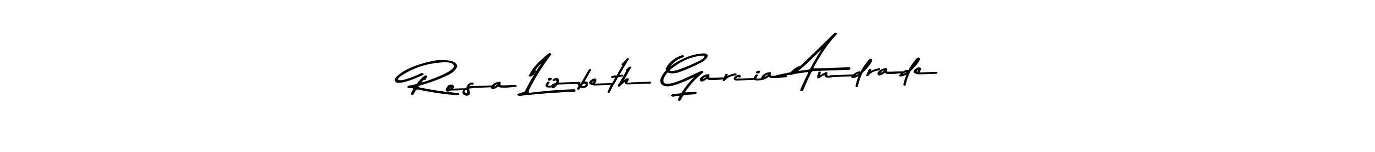 How to make Rosa Lizbeth Garcia Andrade signature? Asem Kandis PERSONAL USE is a professional autograph style. Create handwritten signature for Rosa Lizbeth Garcia Andrade name. Rosa Lizbeth Garcia Andrade signature style 9 images and pictures png