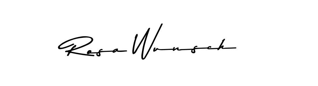 if you are searching for the best signature style for your name Rosa Wunsch. so please give up your signature search. here we have designed multiple signature styles  using Asem Kandis PERSONAL USE. Rosa Wunsch signature style 9 images and pictures png