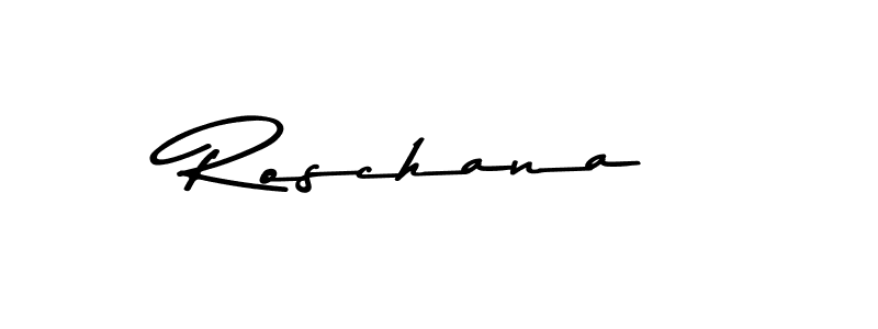 Use a signature maker to create a handwritten signature online. With this signature software, you can design (Asem Kandis PERSONAL USE) your own signature for name Roschana. Roschana signature style 9 images and pictures png