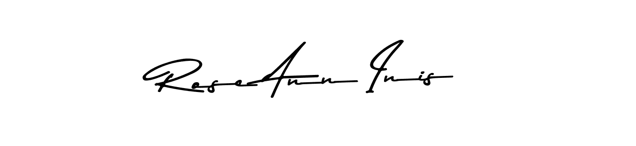 if you are searching for the best signature style for your name Rose Ann Inis. so please give up your signature search. here we have designed multiple signature styles  using Asem Kandis PERSONAL USE. Rose Ann Inis signature style 9 images and pictures png