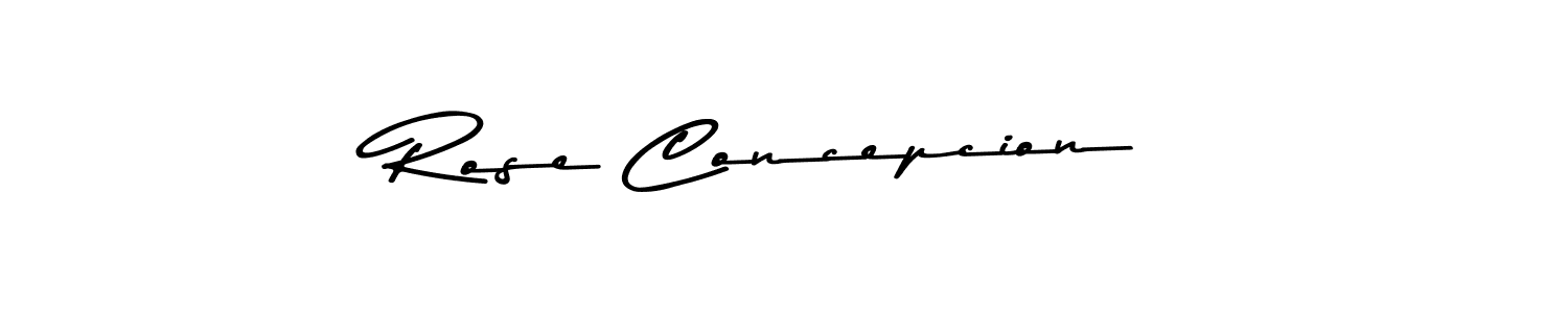 How to make Rose Concepcion signature? Asem Kandis PERSONAL USE is a professional autograph style. Create handwritten signature for Rose Concepcion name. Rose Concepcion signature style 9 images and pictures png