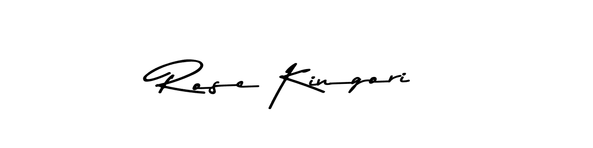 Rose Kingori stylish signature style. Best Handwritten Sign (Asem Kandis PERSONAL USE) for my name. Handwritten Signature Collection Ideas for my name Rose Kingori. Rose Kingori signature style 9 images and pictures png