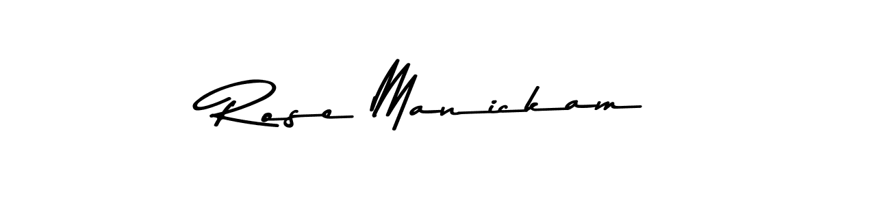 How to make Rose Manickam signature? Asem Kandis PERSONAL USE is a professional autograph style. Create handwritten signature for Rose Manickam name. Rose Manickam signature style 9 images and pictures png