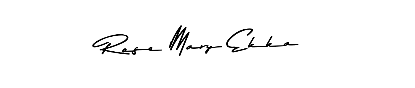 Design your own signature with our free online signature maker. With this signature software, you can create a handwritten (Asem Kandis PERSONAL USE) signature for name Rose Mary Ekka. Rose Mary Ekka signature style 9 images and pictures png