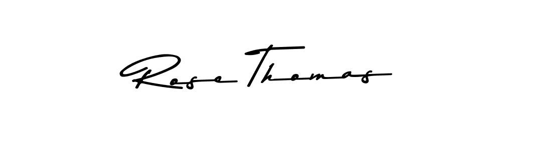 Make a beautiful signature design for name Rose Thomas. With this signature (Asem Kandis PERSONAL USE) style, you can create a handwritten signature for free. Rose Thomas signature style 9 images and pictures png