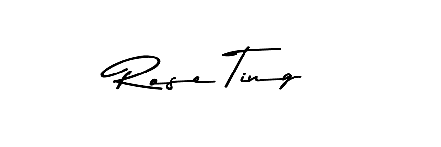Make a beautiful signature design for name Rose Ting. With this signature (Asem Kandis PERSONAL USE) style, you can create a handwritten signature for free. Rose Ting signature style 9 images and pictures png