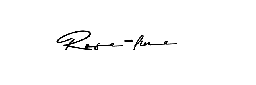 Use a signature maker to create a handwritten signature online. With this signature software, you can design (Asem Kandis PERSONAL USE) your own signature for name Rose-line. Rose-line signature style 9 images and pictures png