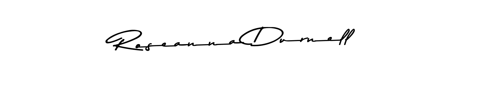 Design your own signature with our free online signature maker. With this signature software, you can create a handwritten (Asem Kandis PERSONAL USE) signature for name Roseanna Durnell. Roseanna Durnell signature style 9 images and pictures png