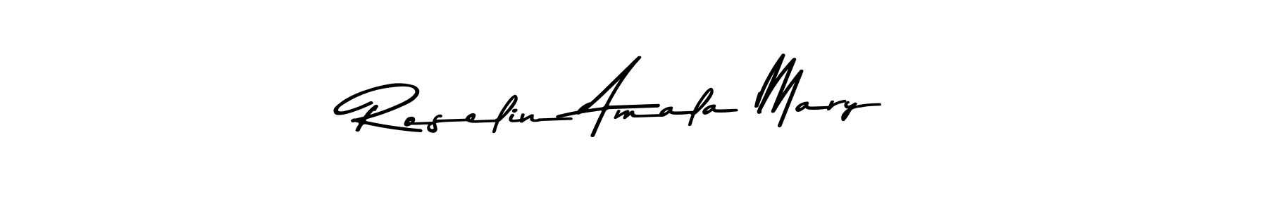Make a short Roselin Amala Mary signature style. Manage your documents anywhere anytime using Asem Kandis PERSONAL USE. Create and add eSignatures, submit forms, share and send files easily. Roselin Amala Mary signature style 9 images and pictures png