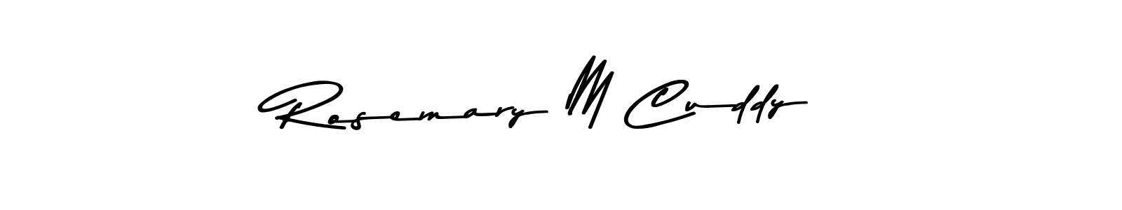 Rosemary M Cuddy stylish signature style. Best Handwritten Sign (Asem Kandis PERSONAL USE) for my name. Handwritten Signature Collection Ideas for my name Rosemary M Cuddy. Rosemary M Cuddy signature style 9 images and pictures png