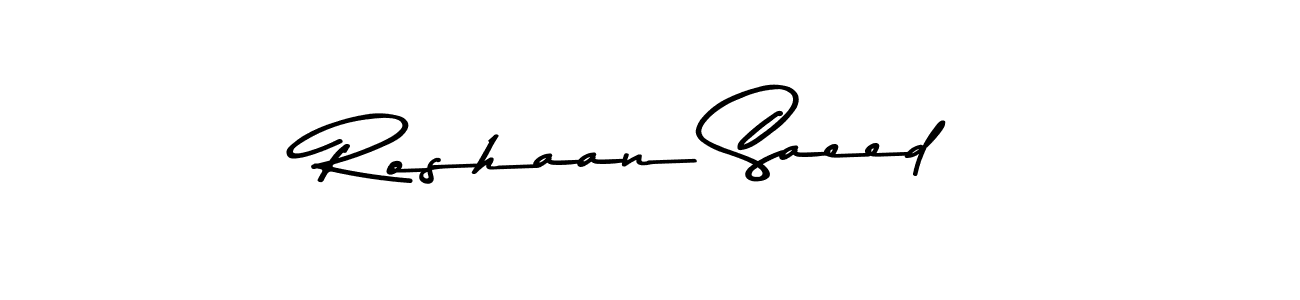 Here are the top 10 professional signature styles for the name Roshaan Saeed. These are the best autograph styles you can use for your name. Roshaan Saeed signature style 9 images and pictures png