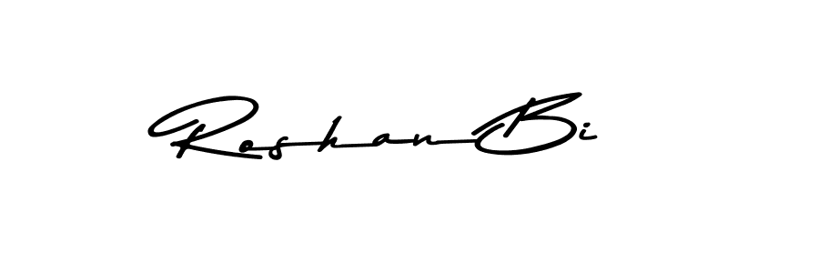 Roshan Bi stylish signature style. Best Handwritten Sign (Asem Kandis PERSONAL USE) for my name. Handwritten Signature Collection Ideas for my name Roshan Bi. Roshan Bi signature style 9 images and pictures png