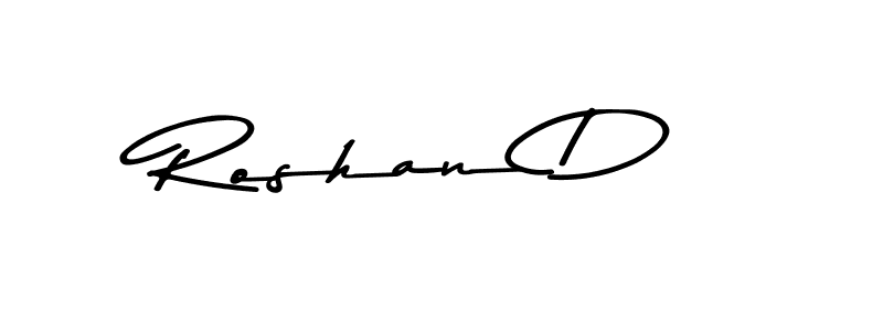 Also You can easily find your signature by using the search form. We will create Roshan D name handwritten signature images for you free of cost using Asem Kandis PERSONAL USE sign style. Roshan D signature style 9 images and pictures png