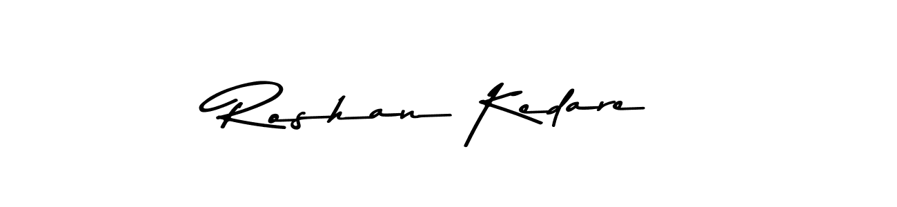 How to make Roshan Kedare signature? Asem Kandis PERSONAL USE is a professional autograph style. Create handwritten signature for Roshan Kedare name. Roshan Kedare signature style 9 images and pictures png