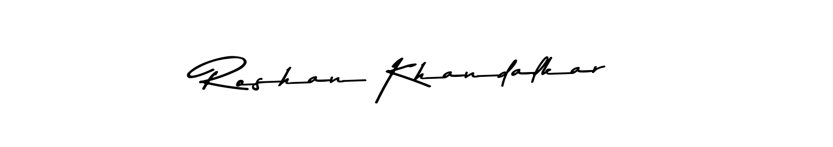 It looks lik you need a new signature style for name Roshan Khandalkar. Design unique handwritten (Asem Kandis PERSONAL USE) signature with our free signature maker in just a few clicks. Roshan Khandalkar signature style 9 images and pictures png