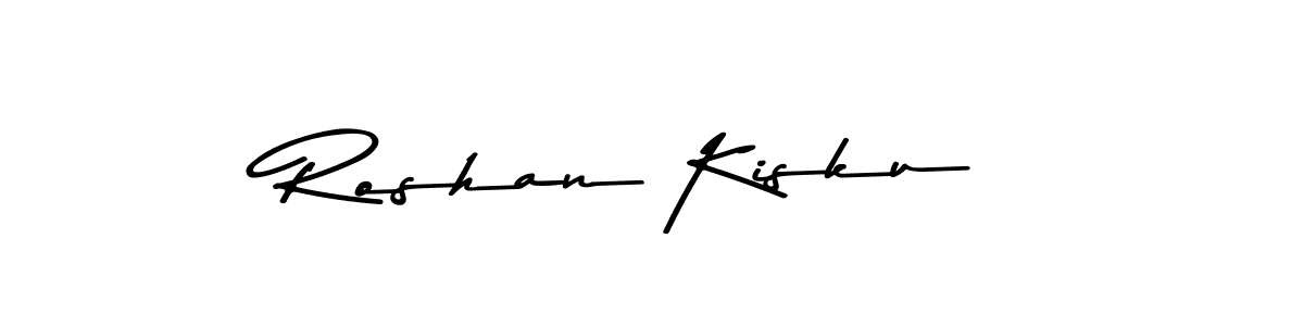 Use a signature maker to create a handwritten signature online. With this signature software, you can design (Asem Kandis PERSONAL USE) your own signature for name Roshan Kisku. Roshan Kisku signature style 9 images and pictures png