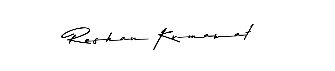 Here are the top 10 professional signature styles for the name Roshan Kumawat. These are the best autograph styles you can use for your name. Roshan Kumawat signature style 9 images and pictures png