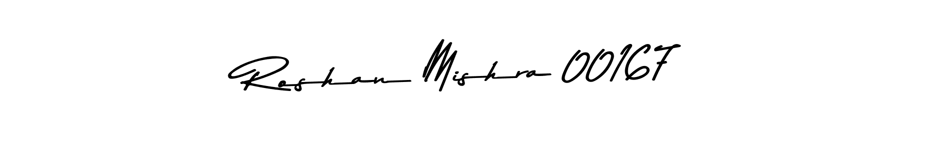 Make a beautiful signature design for name Roshan Mishra 00167. With this signature (Asem Kandis PERSONAL USE) style, you can create a handwritten signature for free. Roshan Mishra 00167 signature style 9 images and pictures png